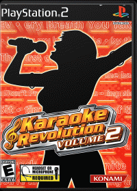 Karaoke Revolution 2 Playstation 2 US box art